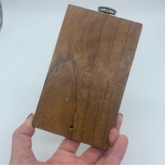 Vintage Not A Creature Was Stiring Christmas Mouse Key Hanger Wall Hanging - Picture 2 of 5